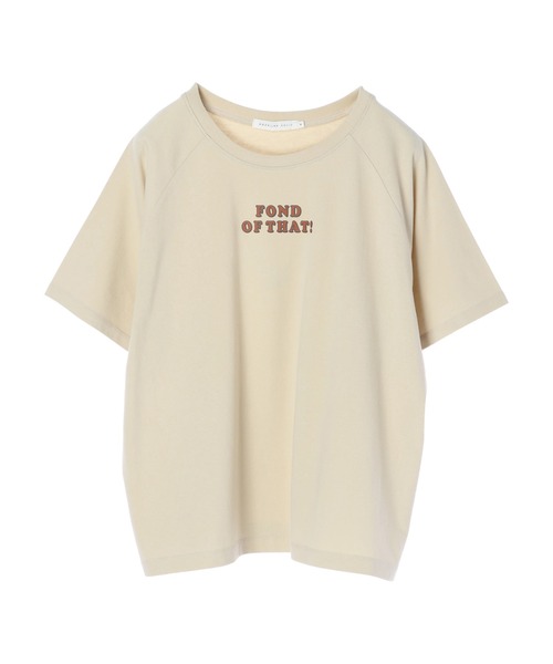 AMERICAN HOLIC（アメリカンホリック）の「ロゴラグランカットプルオーバー（Tシャツ/カットソー・レディース・オフホワイト/チャコールグレー/ライトベージュ・M/L）」の20枚目の写真