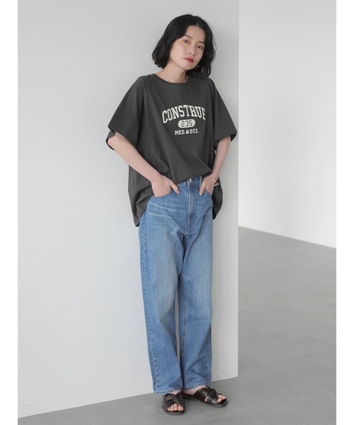 AMERICAN HOLIC（アメリカンホリック）の「ロゴラグランカットプルオーバー（Tシャツ/カットソー・レディース・オフホワイト/チャコールグレー/ライトベージュ・M/L）」の12枚目の写真