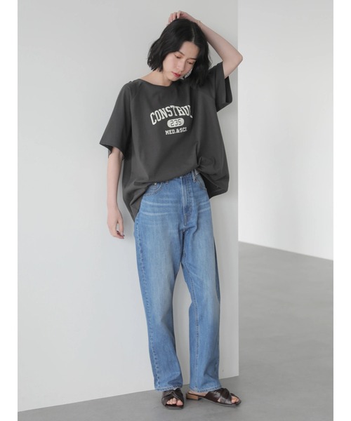 AMERICAN HOLIC（アメリカンホリック）の「ロゴラグランカットプルオーバー（Tシャツ/カットソー・レディース・オフホワイト/チャコールグレー/ライトベージュ・M/L）」の13枚目の写真