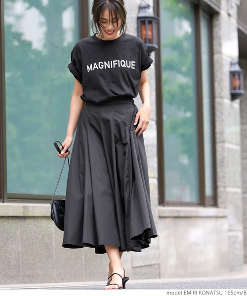 coca（coca）（コカ）の「シルキータッチデザインプリントTシャツ（Tシャツ/カットソー・レディース・ベージュ系その他2/ベージュ系その他/パープル/グリーン/ホワイト/ブラック・ONE SIZE）」の16枚目の写真