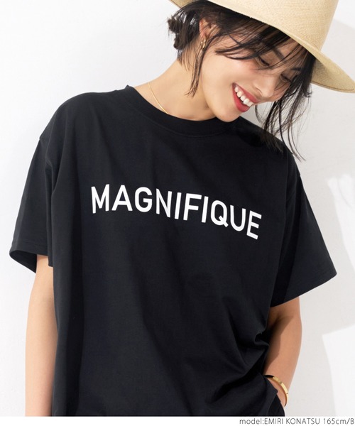 coca（coca）（コカ）の「シルキータッチデザインプリントTシャツ（Tシャツ/カットソー・レディース・ベージュ系その他2/ベージュ系その他/パープル/グリーン/ホワイト/ブラック・ONE SIZE）」の7枚目の写真