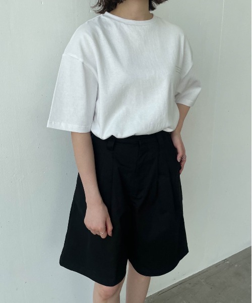 flaner（フラネ）の「ルーズグラフィックTee【ユニセックス対応】（Tシャツ/カットソー・レディース・グリーン/モカ・MEDIUM/LARGE）」の5枚目の写真