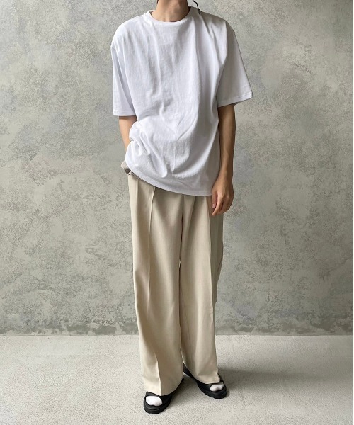 flaner（フラネ）の「ルーズグラフィックTee【ユニセックス対応】（Tシャツ/カットソー・レディース・グリーン/モカ・MEDIUM/LARGE）」の18枚目の写真