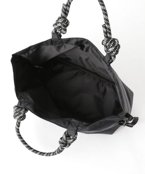 green label relaxing（グリーンレーベルリラクシング）の「SC MIX CD ナイロン 2WAY トート ショルダー バッグ（ショルダーバッグ・レディース・ホワイト/ブラック・FREE）」の7枚目の写真