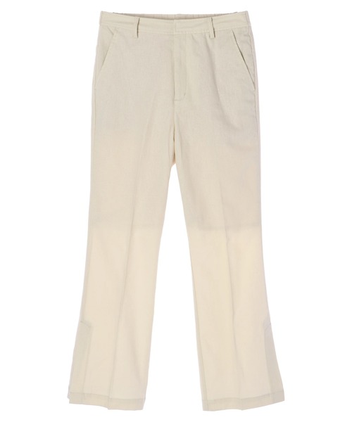 CRAFT STANDARD BOUTIQUE（クラフトスタンダードブティック）の「裾スリットフレアパンツ（スラックス・レディース・ライトグリーン/アイボリー/ラベンダー・M/L）」の12枚目の写真