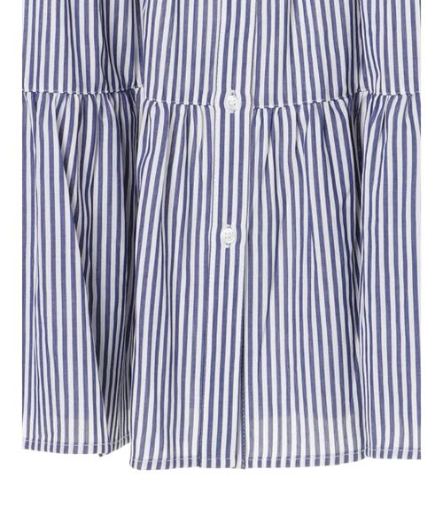 YECCA VECCA（イェッカヴェッカ）の「・2wayティアードチュニックブラウス＊（シャツ/ブラウス・レディース・ホワイト/ブラック/ストライプ・FREE）」の12枚目の写真