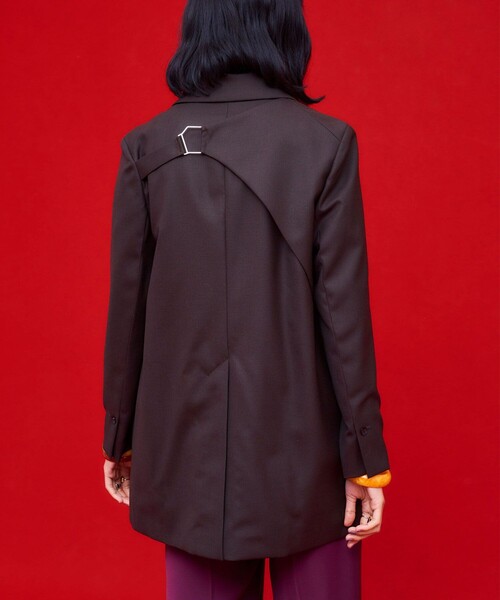 UNITED TOKYO（ユナイテッドトウキョウ）の「ヴァルサルオーバージャケット（テーラードジャケット・レディース・ブラック/ベージュ/ブラウン・1/2）」の21枚目の写真
