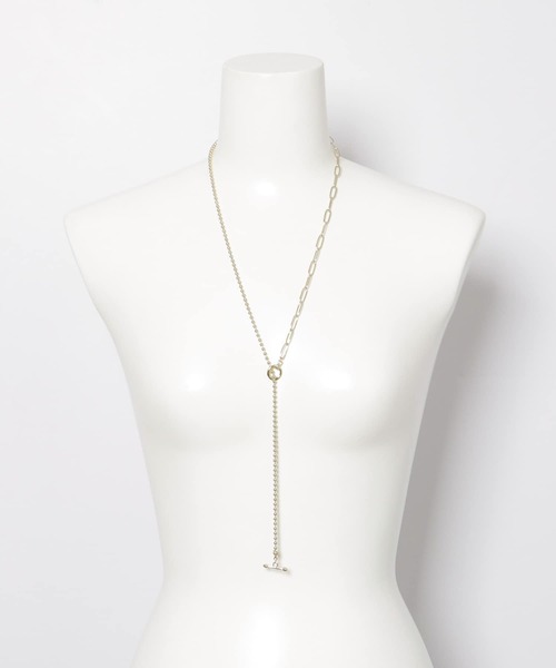 SMELLY（スメリー）の「ボールチェーンキリカエロングネックレス（ネックレス・レディース・ゴールド・-）」の6枚目の写真
