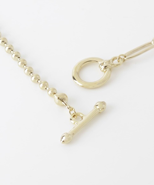 SMELLY（スメリー）の「ボールチェーンキリカエロングネックレス（ネックレス・レディース・ゴールド・-）」の8枚目の写真