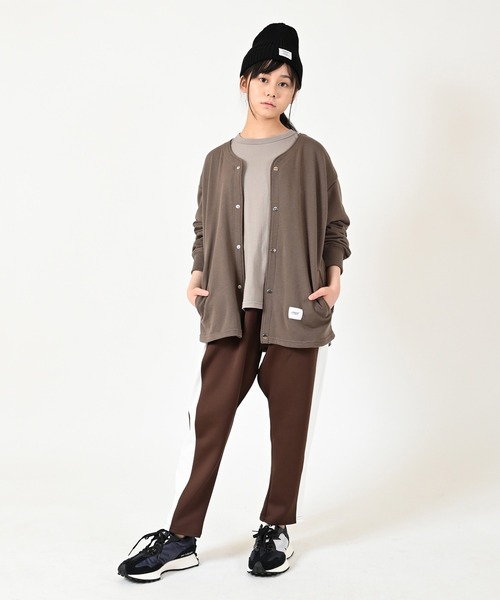 GENERATOR（ジェネレーター）の「GENERATOR　ノーカラーJK（ノーカラージャケット・キッズ・ブラック/アッシュブラウン/グレイッシュベージュ・M/L/XL/S）」の9枚目の写真