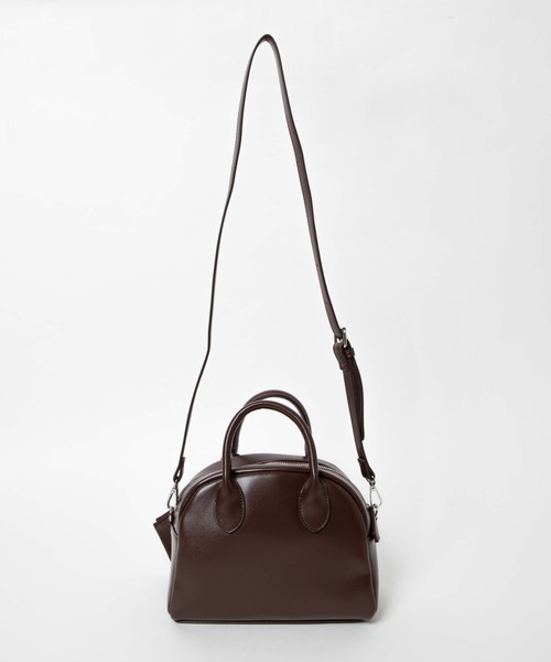 WEGO（ウィゴー）の「WEGO/【ZOZOTOWN＆一部店限定】パスケース付きボストンショルダーバッグ（ショルダーバッグ・レディース・ブラック/その他1/ブラウン・FREE）」の16枚目の写真