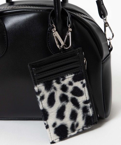 WEGO（ウィゴー）の「WEGO/【ZOZOTOWN＆一部店限定】パスケース付きボストンショルダーバッグ（ショルダーバッグ・レディース・ブラック/その他1/ブラウン・FREE）」の22枚目の写真