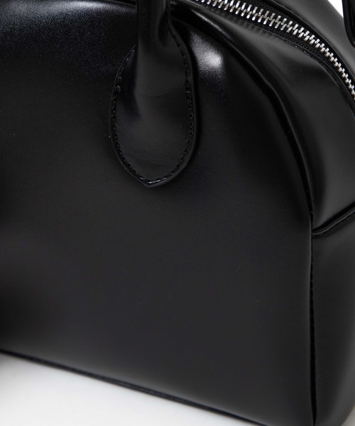 WEGO（ウィゴー）の「WEGO/【ZOZOTOWN＆一部店限定】パスケース付きボストンショルダーバッグ（ショルダーバッグ・レディース・ブラック/その他1/ブラウン・FREE）」の11枚目の写真