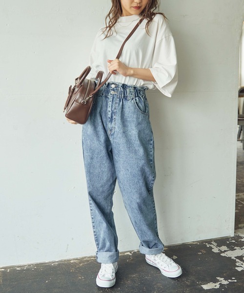 WEGO（ウィゴー）の「WEGO/【ZOZOTOWN＆一部店限定】パスケース付きボストンショルダーバッグ（ショルダーバッグ・レディース・ブラック/その他1/ブラウン・FREE）」の15枚目の写真