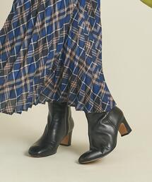 BEAUTY&YOUTH UNITED ARROWS | BY レザースクエアショートブーツ ∴(ブーツ)