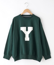 ＆yam | ビッグイニシャル"Y"ロゴスウェット【親子お揃い/リンクコーデ】(スウェット)