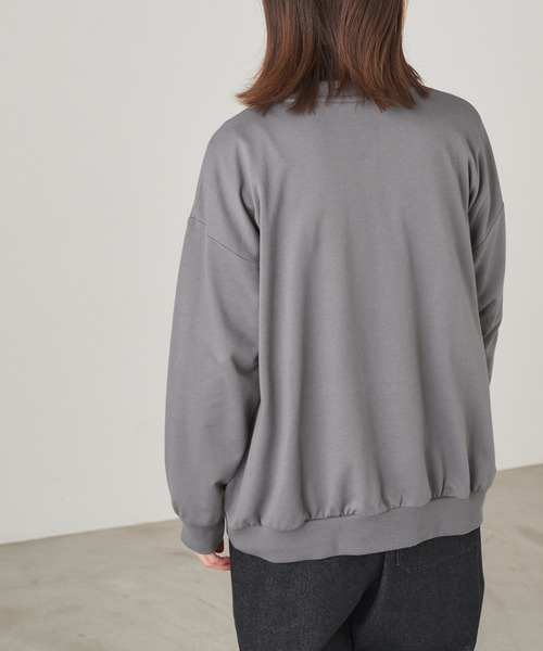 &yam(アンドヤム)の「ビッグイニシャル"Y"ロゴスウェット【親子お揃い/リンクコーデ】(スウェット・レディース・ブラック/グリーン/ベージュ・FREE)」の11枚目の写真
