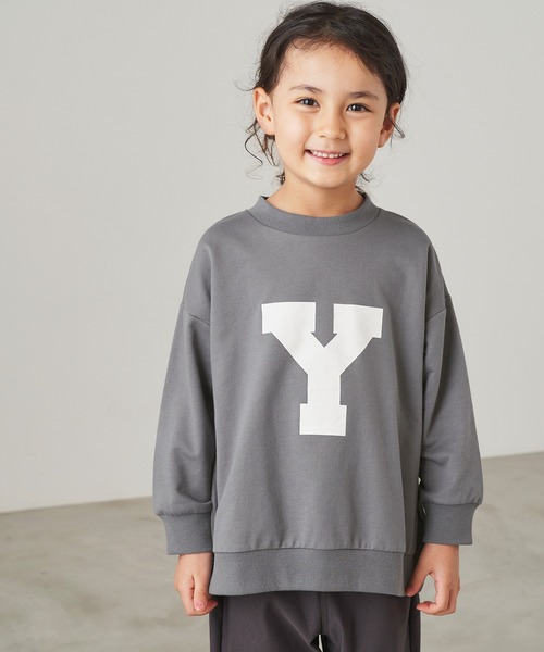 &yam(アンドヤム)の「ビッグイニシャル"Y"ロゴスウェット【親子お揃い/リンクコーデ】(スウェット・レディース・ブラック/グリーン/ベージュ・FREE)」の13枚目の写真