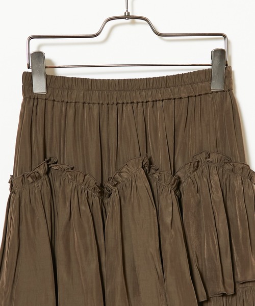 CIAOPANIC（チャオパニック）の「スラッシュティアードスカート（スカート・レディース・ブラック/ブラウン/イエロー・FREE）」の14枚目の写真