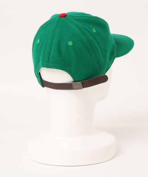 EBBETS FIELD FLANNEL（エベッツフィールドフランネル）の「【EBBETS FIELD FLANNELS / エベッツフィールドフランネルズ】OAKLANDベースボールキャップ（キャップ・メンズ・グリーン・ONESIZE）」の2枚目の写真