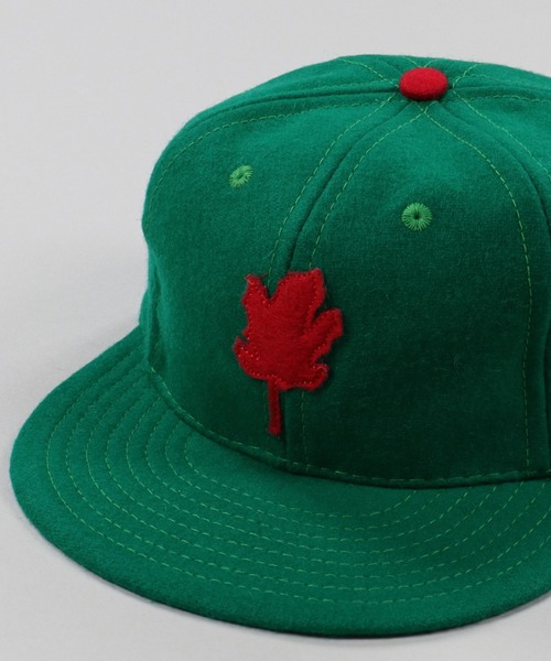 EBBETS FIELD FLANNEL（エベッツフィールドフランネル）の「【EBBETS FIELD FLANNELS / エベッツフィールドフランネルズ】OAKLANDベースボールキャップ（キャップ・メンズ・グリーン・ONESIZE）」の9枚目の写真