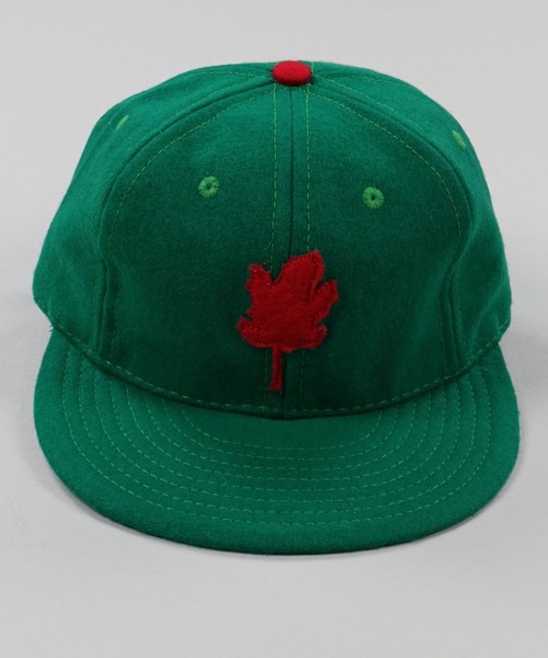 EBBETS FIELD FLANNEL（エベッツフィールドフランネル）の「【EBBETS FIELD FLANNELS / エベッツフィールドフランネルズ】OAKLANDベースボールキャップ（キャップ・メンズ・グリーン・ONESIZE）」の5枚目の写真