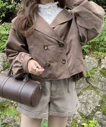 Mysa&Liina（ミーサリーナ）の「トレンチ×ジレベスト　2WAYライトアウター（トレンチコート）」