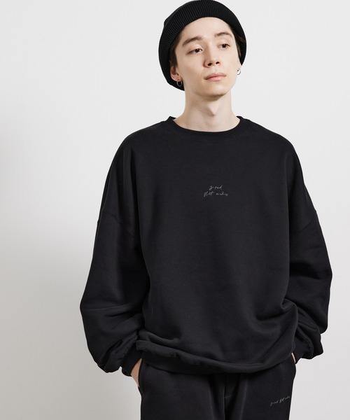 JUNRED（ジュンレッド）の「２ポイントオーバースウェットプルオーバー（スウェット・メンズ・ブラウン/スミクロ/グレー・S/M/L）」の4枚目の写真