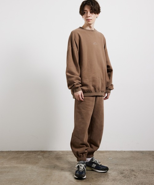 JUNRED（ジュンレッド）の「２ポイントオーバースウェットプルオーバー（スウェット・メンズ・ブラウン/スミクロ/グレー・S/M/L）」の14枚目の写真