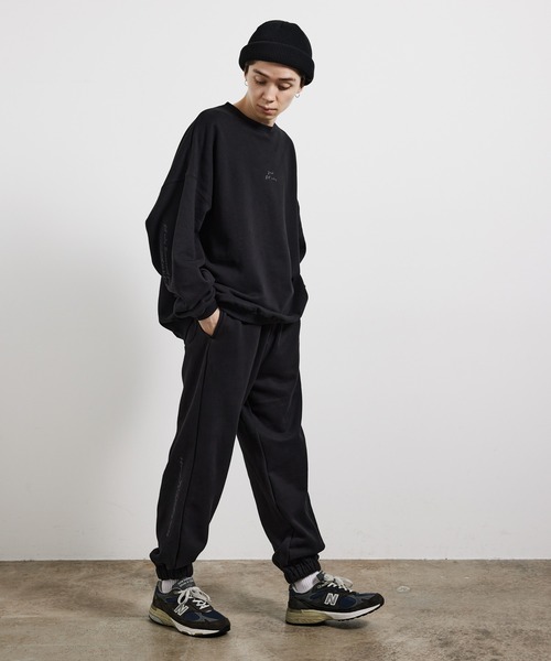 JUNRED（ジュンレッド）の「２ポイントオーバースウェットプルオーバー（スウェット・メンズ・ブラウン/スミクロ/グレー・S/M/L）」の9枚目の写真