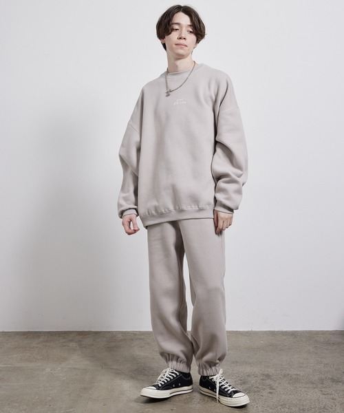 JUNRED（ジュンレッド）の「２ポイントオーバースウェットプルオーバー（スウェット・メンズ・ブラウン/スミクロ/グレー・S/M/L）」の18枚目の写真