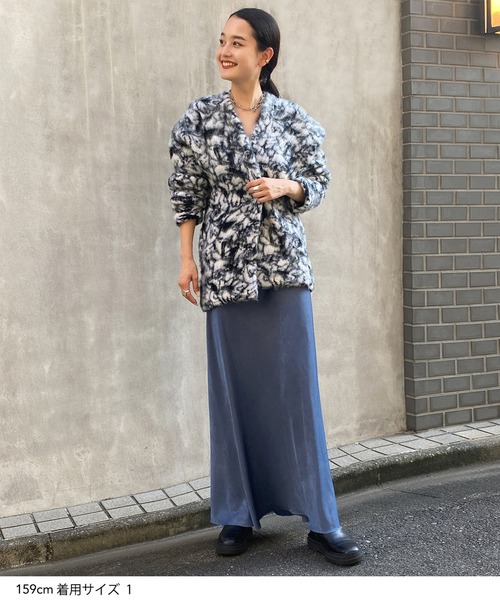 STUNNING LURE(スタニングルアー)の「ネックストラップワンピース(ワンピース・レディース・ライトブルー/ブラック/ライトブラウン・1/0/2)」の8枚目の写真
