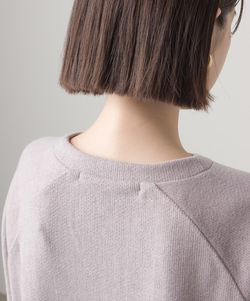 OMNES（オムネス）の「ウールタッチリブニットソーヘンリーネックプルオーバー（ニット/セーター・レディース・ベージュ/グレイッシュベージュ/チャコール・FREE）」の21枚目の写真