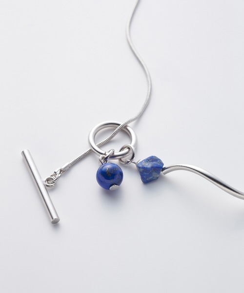 haco!（ハコ）の「【スザンヌさんコラボ】気分やコーデに合わせて付け方を変えて楽しめる ラピスラズリのネックレス by LOVE&PEACE PROJECT（ネックレス・レディース・ブルー・ONE SIZE）」の6枚目の写真