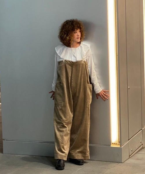 MANASTASH（マナスタッシュ）の「MANASTASH/マナスタッシュ 天竺ピエロカラーTEE（Tシャツ/カットソー・レディース・ブラック/ホワイト・FREE）」の8枚目の写真