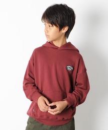 GLAZOS | 裏毛・ドロップショルダー刺繍ワッペンパーカー【セットアップ対応】(パーカー)