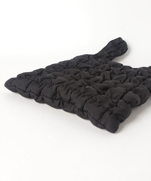 WEGO（ウィゴー）の「WEGO/シャーリングミニトート（トートバッグ・レディース・ブラック/オフホワイト・FREE）」の3枚目の写真