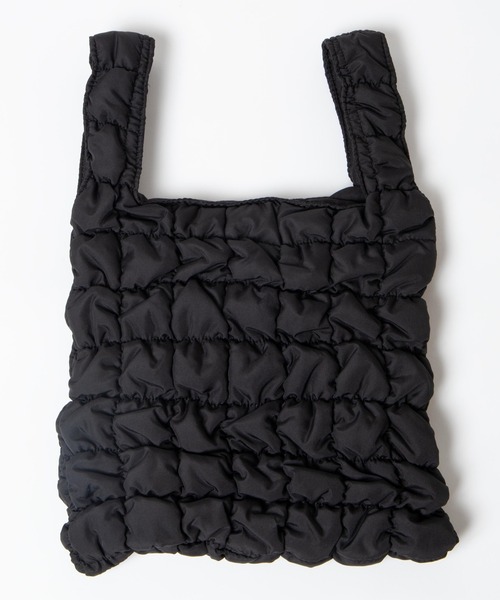 WEGO（ウィゴー）の「WEGO/シャーリングミニトート（トートバッグ・レディース・ブラック/オフホワイト・FREE）」の9枚目の写真