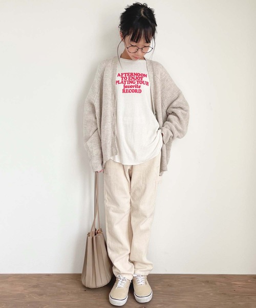 CIAOPANIC TYPY（チャオパニックティピー）の「【KIDS】コーデュロイペインターワイドパンツ（その他パンツ・キッズ・カーキ/アイボリー/ピンク/キャメル・XX-LARGE/SMALL/X-LARGE/LARGE/MEDIUM）」の14枚目の写真