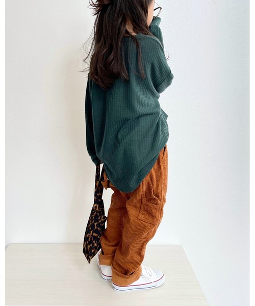CIAOPANIC TYPY（チャオパニックティピー）の「【KIDS】コーデュロイペインターワイドパンツ（その他パンツ・キッズ・カーキ/アイボリー/ピンク/キャメル・XX-LARGE/SMALL/X-LARGE/LARGE/MEDIUM）」の18枚目の写真