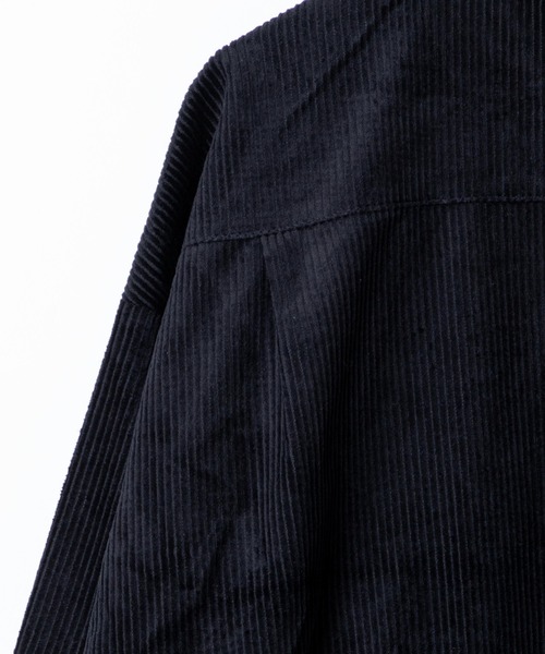 WEGO（ウィゴー）の「WEGO/コーデュロイルーズスウィングトップ（ブルゾン・メンズ・ブラック/ベージュ・MEDIUM/LARGE）」の9枚目の写真