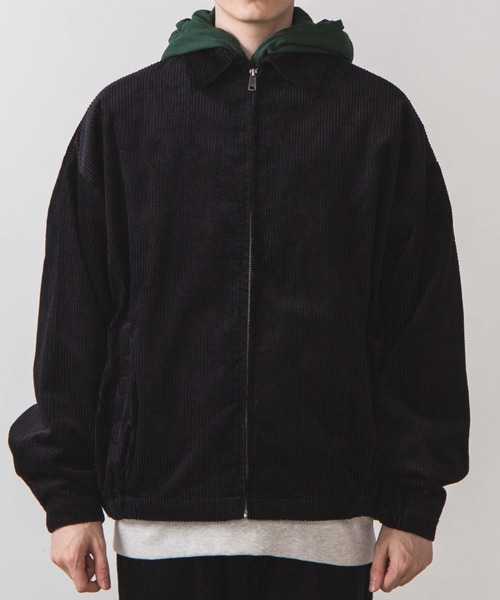 WEGO（ウィゴー）の「WEGO/コーデュロイルーズスウィングトップ（ブルゾン・メンズ・ブラック/ベージュ・MEDIUM/LARGE）」の19枚目の写真