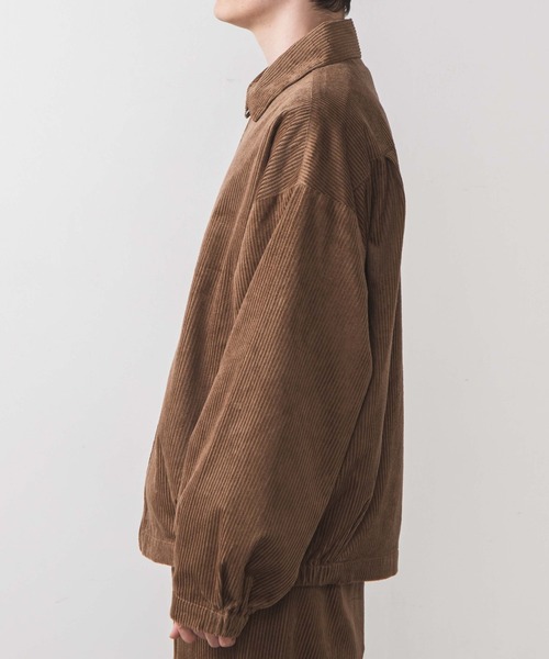 WEGO（ウィゴー）の「WEGO/コーデュロイルーズスウィングトップ（ブルゾン・メンズ・ブラック/ベージュ・MEDIUM/LARGE）」の21枚目の写真