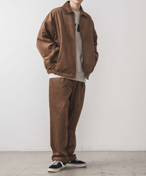 WEGO（ウィゴー）の「WEGO/コーデュロイルーズスウィングトップ（ブルゾン・メンズ・ブラック/ベージュ・MEDIUM/LARGE）」の16枚目の写真