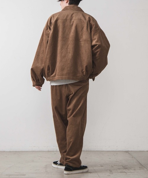 WEGO（ウィゴー）の「WEGO/コーデュロイルーズスウィングトップ（ブルゾン・メンズ・ブラック/ベージュ・MEDIUM/LARGE）」の18枚目の写真