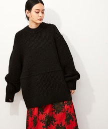 ADAM ET ROPE' | 〈SHARE CLOSETシリーズ〉スイッチパターンニットプルオーバー(ニット/セーター)