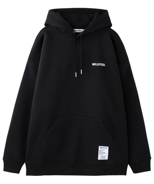 MILKFED.（ミルクフェド）の「BASIC STENCIL SWEAT HOODIE（パーカー・レディース・オフホワイト/ブラック/チャコール/ベージュ/ライトグリーン/ネイビー・M/L）」の12枚目の写真