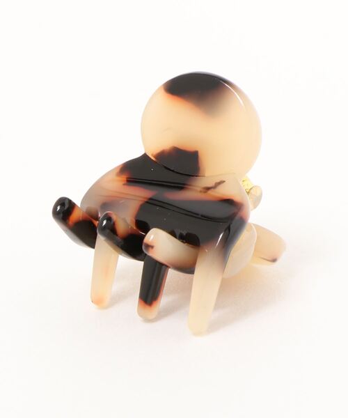 flower（フラワー）の「ベイビーヘアクリップ（バレッタ/ヘアクリップ・レディース・ベージュ/カーキ/ピンク・FREE）」の4枚目の写真