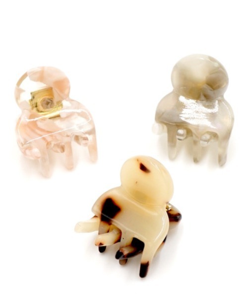 flower（フラワー）の「ベイビーヘアクリップ（バレッタ/ヘアクリップ・レディース・ベージュ/カーキ/ピンク・FREE）」の5枚目の写真