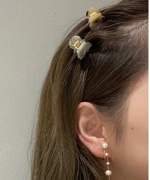 flower（フラワー）の「ベイビーヘアクリップ（バレッタ/ヘアクリップ・レディース・ベージュ/カーキ/ピンク・FREE）」の14枚目の写真